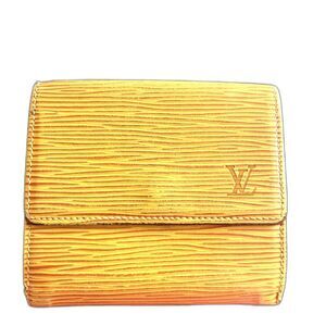 Louis Vuitton Yellow Epi Women's Wallet